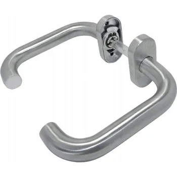 Dveřní kování Klika pro branky a vrata Kaprys-Met Krátký štítek