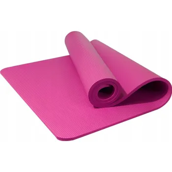 podložka na cvičení Podložka na jógu 185x61x1 cm Silná růžová