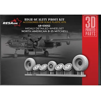 Plastikový model 1/48 B-25 MITCHEL wheels set