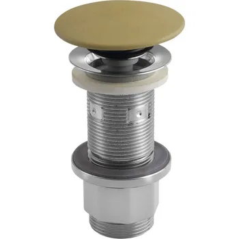 Sifon Umyvadlová výpust 5/4“, click-clack, betonová zátka, 10-80mm, žlutá FG922