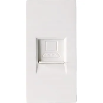 Elektrická zásuvka Internetová zásuvka nástěnná MIUUN bílá