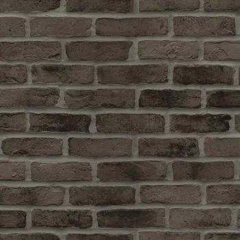 Tapeta 3D TAPETA ŠEDÁ CIHLA ZEĎ NA VLIESU ESTA HOME