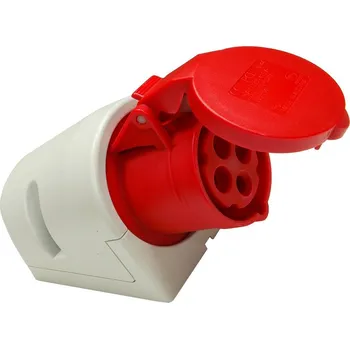 Elektrická zásuvka Zásuvka silová nástěnná 4P 32A 400V IP44 PCE