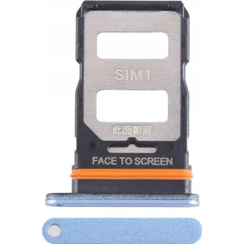 Zásuvka Šuplík Držák SIM Karty Xiaomi Redmi Note 12 Pro+ 5G MODRÝ (Modrá)