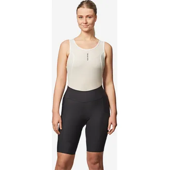 Cyklistické kalhoty VAN RYSEL Dámské kraťasy na silniční cyklistiku bez kšand Endurance XS ČERNÁ