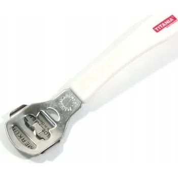 OMEGA BÍLÁ ŠKRABKA NA PEDIKÚRU, ODSTRAŇOVAČ ZTVRDLÉ KŮŽE NA NOHY A PATY