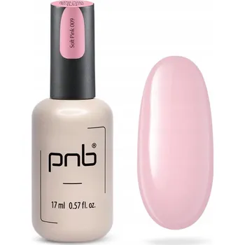 Lak na nehty PNB UV/LED Strong Iron Stavební gel 009 Jemně Pink 17 ml