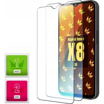 Pouzdro na mobilní telefon 2-BALENÍ Tvrzené Sklo pro Huawei Honor X8 5G / Honor X6 / Honor 70 Lite