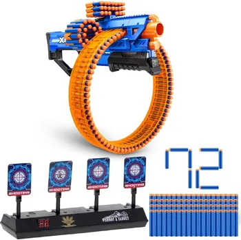 Dětská zbraň XShot X-Shot Insanity Mad Mega Barrel 36609 + elektronický terč 4 cíle