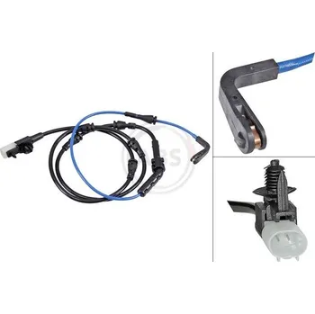 Brzdová destička Výstražný kontakt, opotřebení obložení A.B.S. 39416