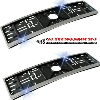 Držák SPZ Chromové podložky pod SPZ, rámečky chrom lesklé, 2 kusy