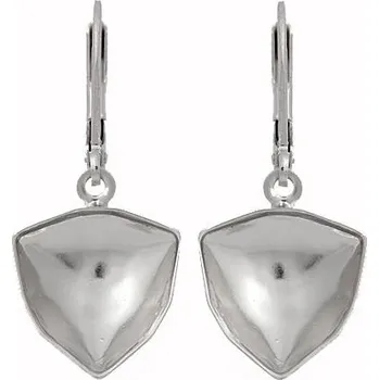 Náušnice Crystal-ZONE Náušnice bimbací Trilliant 12mm rhodium