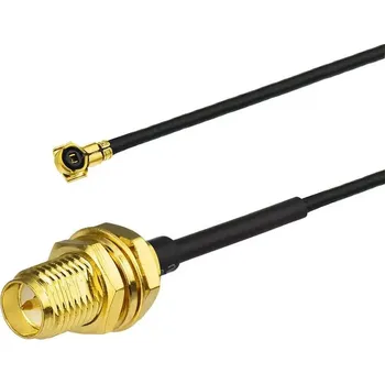 Redukce Pigtail IPEX4 RP-SMA F - Konektor pro MiniPCI a Routerboardy 20cm