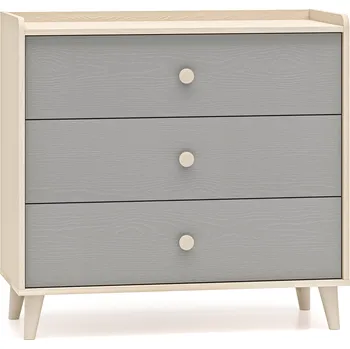 Komoda Komoda zásuvková písková/šedá MEVEL 06