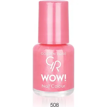 Lak na nehty Lak na nehty Golden Rose 6ml WOW dlouhotrvající 508