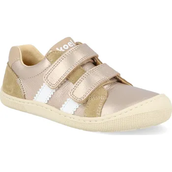 Barefoot dětské tenisky Koel - Denis Metalic Champagne béžové Velikost: 32