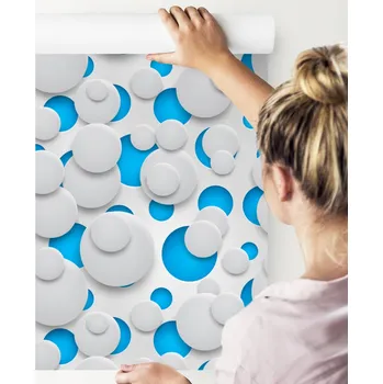 Fototapeta 10m TAPETA Abstraktní Geometrický Vzor s 3D Efektem