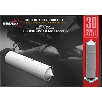 Plastikový model 1/48 BLOCKBUSTER Mk I 4000 lb. Heavy Bomb