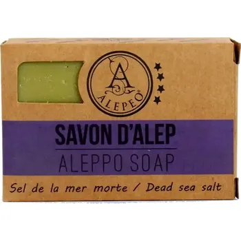 Mýdlo Exfoliační mýdlo Aleppo s solí z Mrtvého moře, přírodní peeling 100g