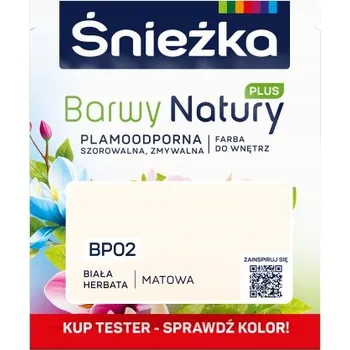 barva na zeď Śnieżka latexová Barva na stěny 0,03 l mat