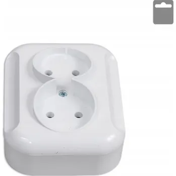 Elektrická zásuvka Bílá Elektrická Zásuvka Maan