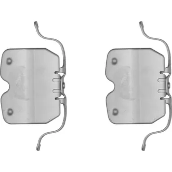 Přislušenství brzdového systému Sada příslušenství, obložení kotoučové brzdy BOSCH 1 987 474 725