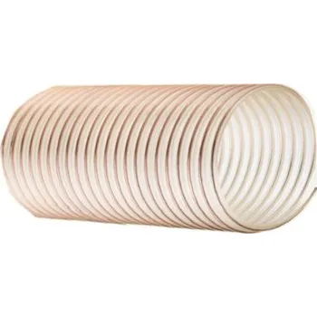 Ventilační potrubí HADICE FLEXADUR PU-2N FOOD - 45/53 mm - Hadice FDA na odsávání abrazivních mat. odolná vlhkosti, -40/+100/125°C