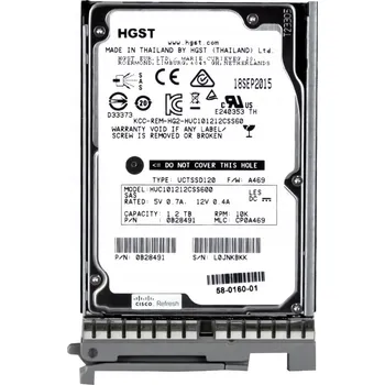 Interní pevný disk CISCO 58-0160-01 1.2TB SAS-2 2.5" HDD - 1.2TB SAS 2.5" disk HUC101212CSS600