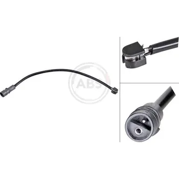 Brzdová destička Výstražný kontakt, opotřebení obložení A.B.S. 39539