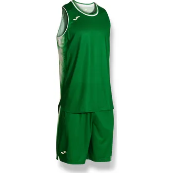 Basketbalový komplet JOMA FOUR, barva zelená - bílá, velikost M