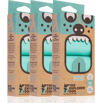 Vrták EXBAGS Biologicky rozložitelné sáčky na psí exkrementy 180 ks