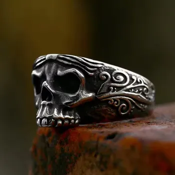 Prsten prsten Punk Gothic - SS8-1114R - 13