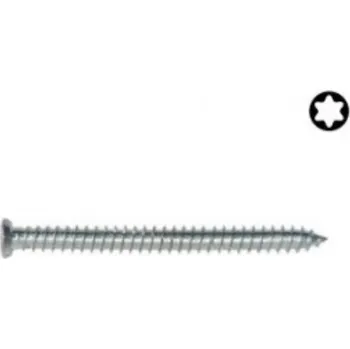 Šroub Turbo šroub Ocel T30 s plochou hlavou Velikost: Turbo šroub 7.5x92 Ocel ZB T30 plochá hl.