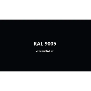 plechová krytina Plech svitek 1250 x 0,50 LESK Barva: RAL 9005 - Černá