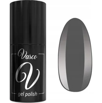 Lak na nehty Hybridní lak barevný lak VASCO Odstíny šedé a stříbrné dark grey