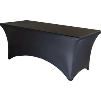Napínací potah Elastický potah PRO na stůl 153 x 76 cm s gramáží 300 g/m2 Barva: černá