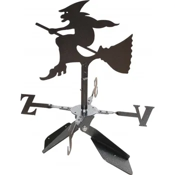 Harmony Čarodějnice větrná korouhev na hřeben střechy Zahradní dekorace Harmony Čarodějnice větrná korouhev na hřeben střechy