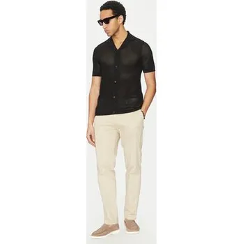 Pánská košile Calvin Klein Swimwear Košile KM0KM01087 Černá Regular Fit L