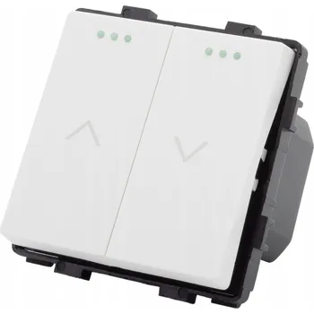 vypínač Modul Spínač Zapínač Vypínač Ovladač Rolet Žaluzií Závěsů Bílý LUUNA