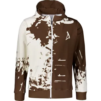 Pánská mikina Pánská mikina na zip premium ALTISPORT VOJ/ALM057MI02 HNĚDÁ XL