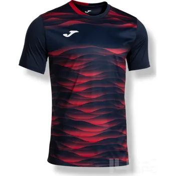 Dres JOMA TIGER VII, barva tmavě modrá - červená, velikost L