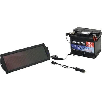 Nabíječka autobaterie Nabíječka solární 1,8W do auta udržovací na autobaterii 12V