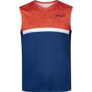 Pánské tričko TRIČKO BABOLAT COMPETE MUSCLE TANK MEN PUREED/BLUE L