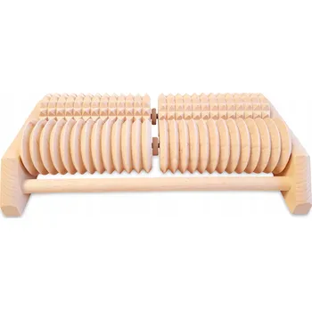 Masážní přístroj DŘEVĚNÝ MASÁŽNÍ PŘÍSTROJ Receptor pro masáž nohou, pohyblivý