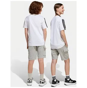 adidas Sportovní kraťasy Essentials Cargo JE3973 Šedá Regular Fit 9_10Y