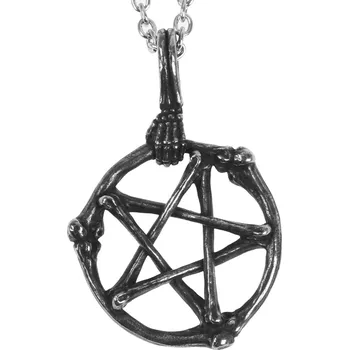 Přívěsek přívěšek Skull Bones Pentagram