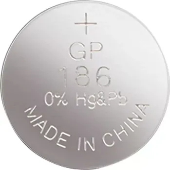 Alkalická knoflíková baterie GP 186F (LR43)