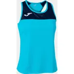 Dámské tílko Joma MONTREAL TANK TOP, tyrkysově fluorově-tmavě modré, velikost L