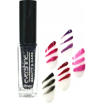 Lak na nehty Liner lak na nehty s tenkým štětečkem na zdobení - VÝBĚR BARVY 1 kus