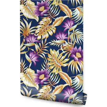 Fototapeta Tapeta na chodbu Barevné LISTY Květy Příroda